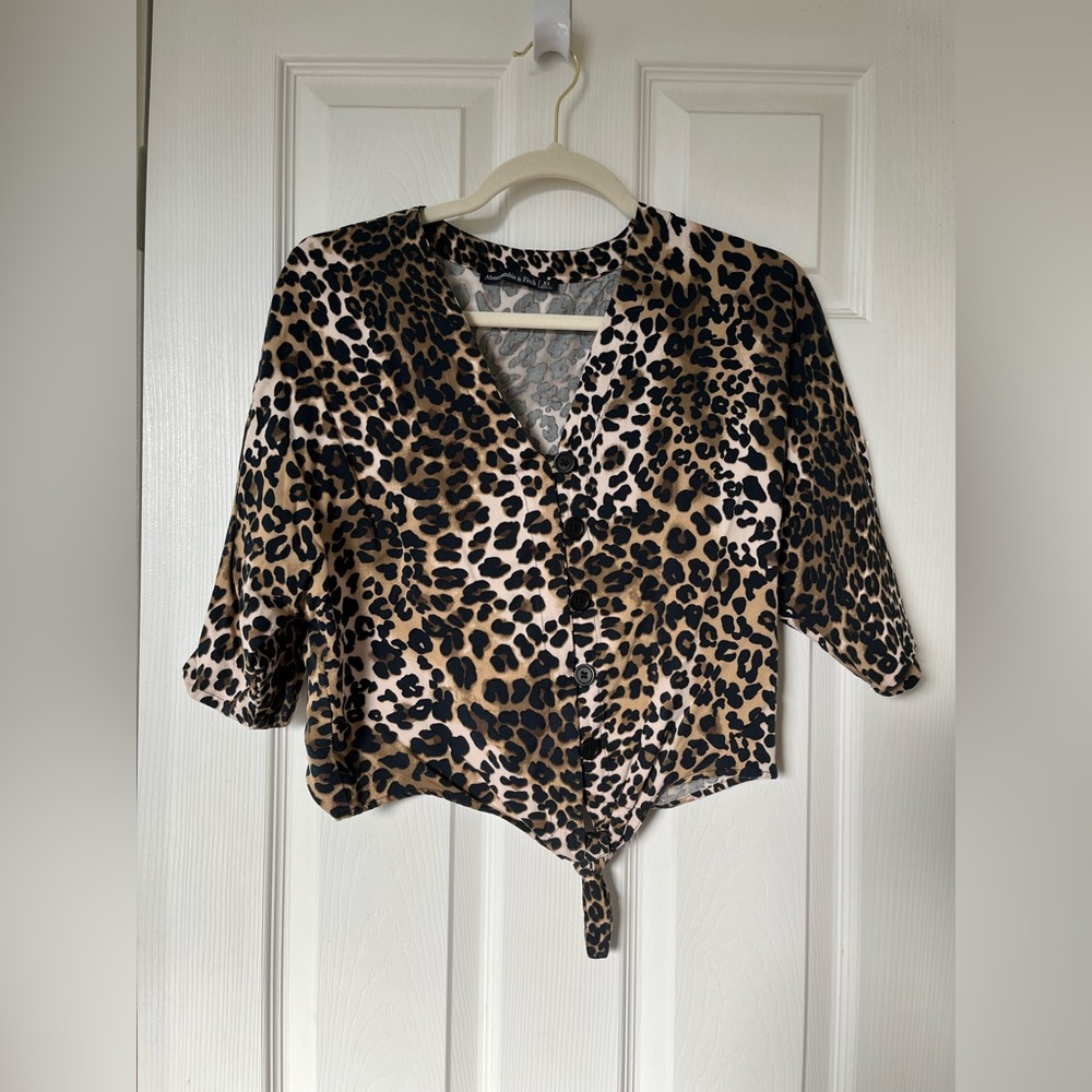 Abercrombie & Fitch | Leopard Top